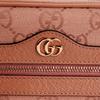 Gucci Ophidia Double G Logo Zipper Closure Fabric And Leather Mini Shoulder Bag Women Shoulder Bag Pink 574493-FACC7-5748