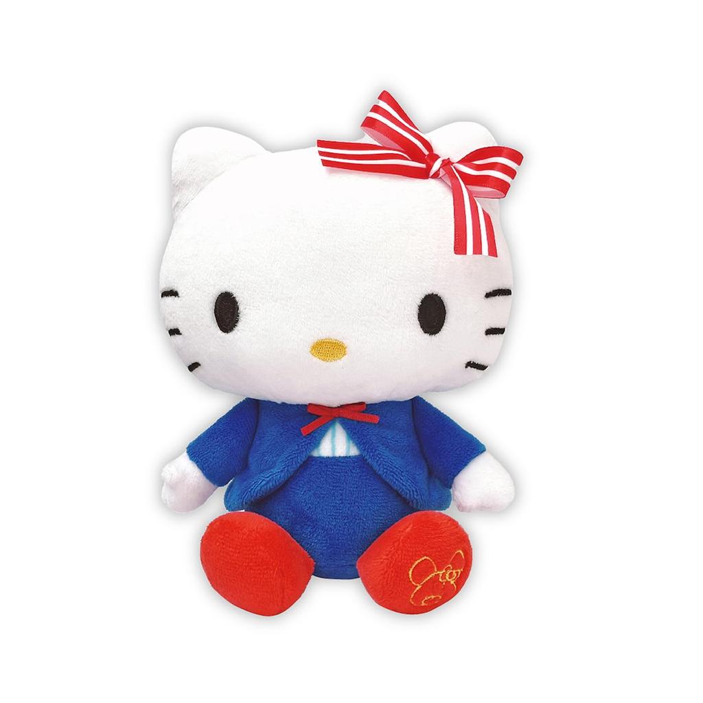 K Company The Bears' School X Hello Kitty Plush Toy Hello Kitty KGKT-NG-KT Approx. H17 X W14 X D9.5cm