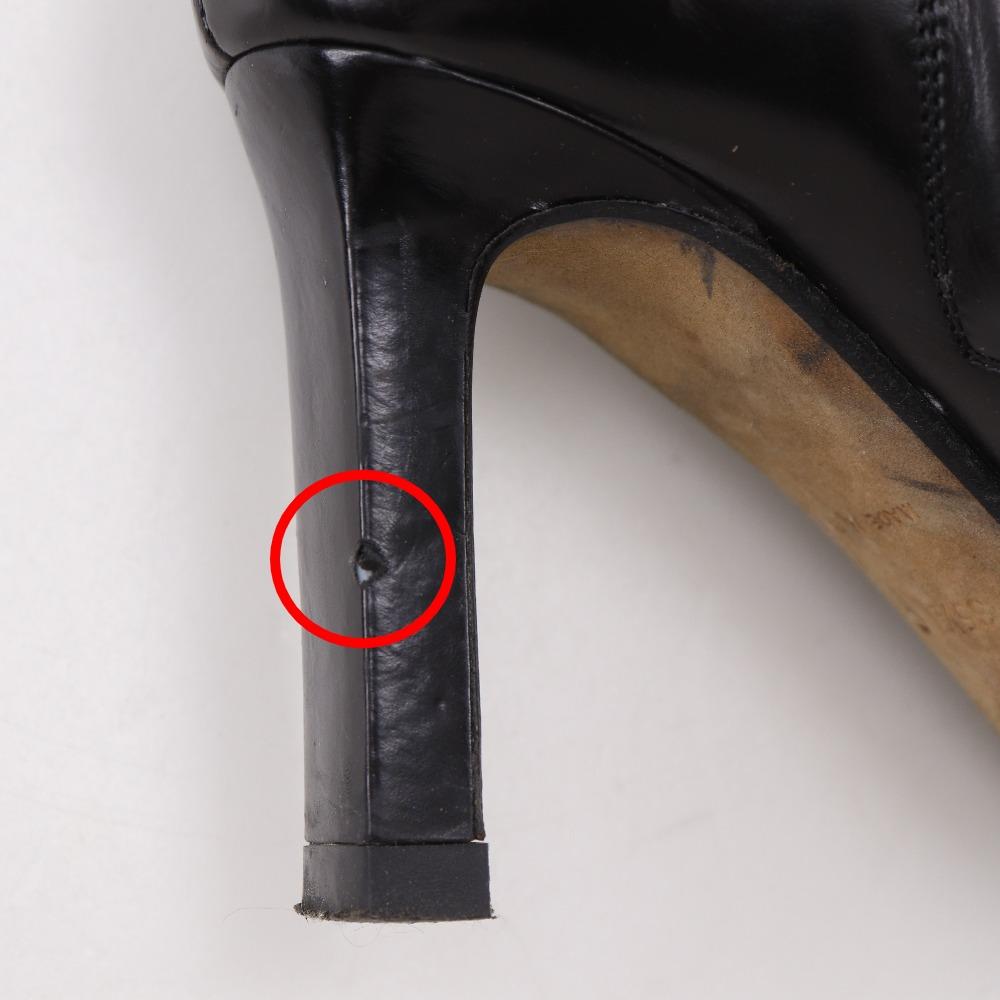 CHANEL boots leather Women Used