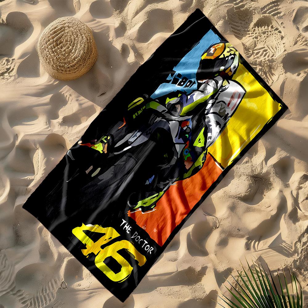 Motogp cozy beach towel Durable Oversized, foldable, portable, travel beach towel Fashion Lovers Wedding Party Gift