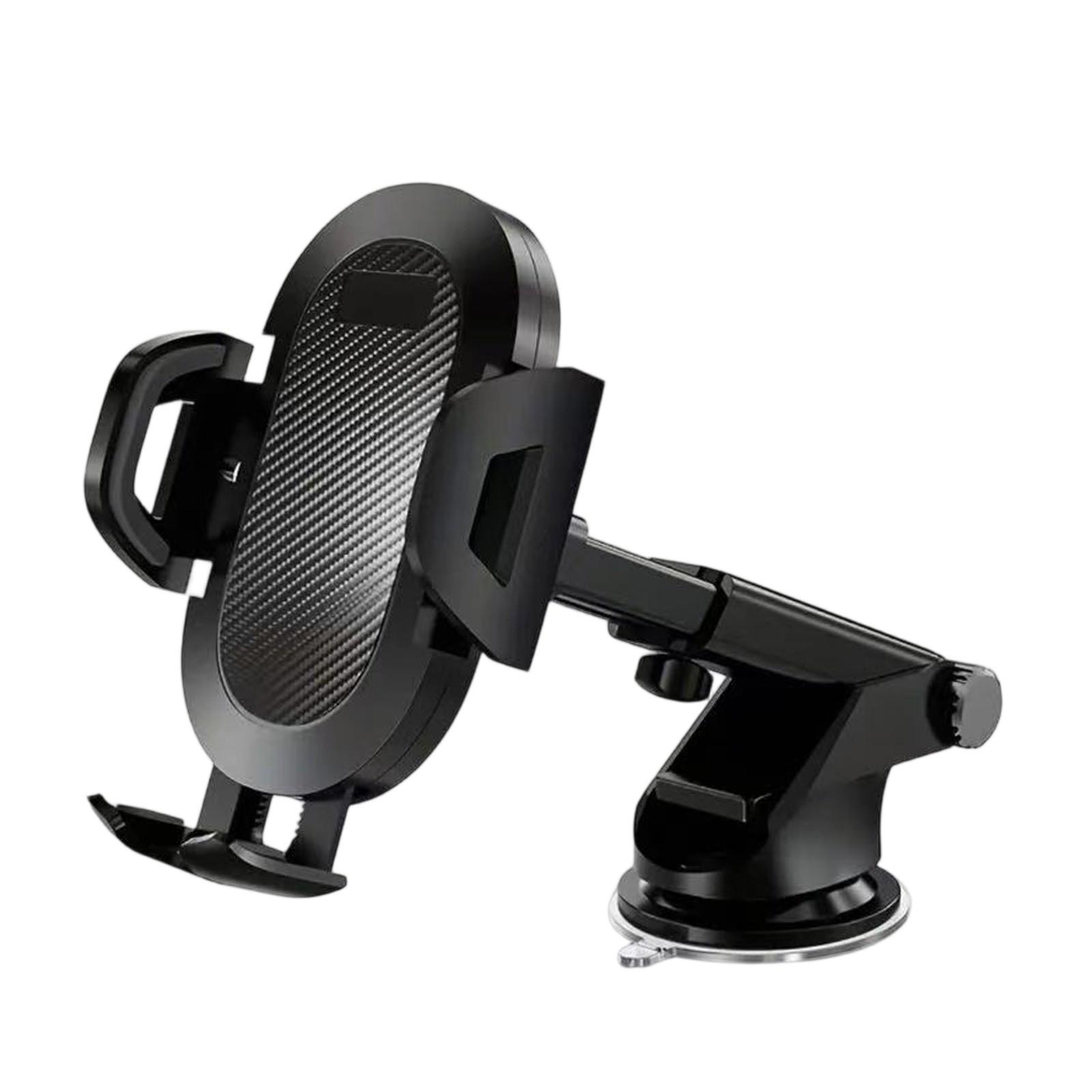 

Mobile Phone Car Phone Mount Long Arm Suction Cup Sucker Holder Stand Mobile Cell Support Casing(Sucker Type) One Size чорний