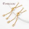18K Gold Plated Box Chain Extension Chain For Jewelry,Adjustable Chain Extender For Bracelets Accessories,DIY Necklace Findings