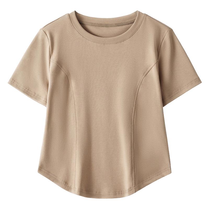 Summer Women's Slim and Thin Short-sleeved Casual Versatile Inner T-shirt