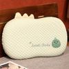 Cute Animal Shaped Cooling Memory Foam Pillow Ice Silk Surface Neck Support Pillow Removable Washable Cover For Bed Sofa Office