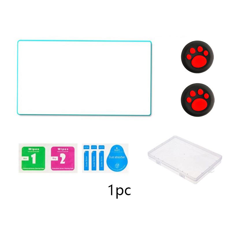 9H Tempered Glass Screen Protector for Switch 2 Controller Gamepad Joystick Cap HD Anti-Scratch Protective Film for Switch 2