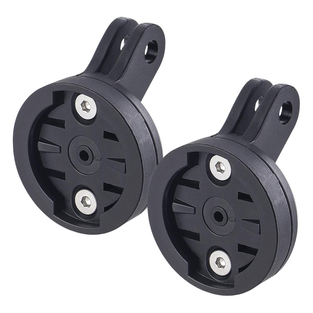 

2Pcs Bike Computer Mount Connecting Seat Bicycle Camera Headlight Holder Multifunctional Bike Computer Fixing Base for Gopro
