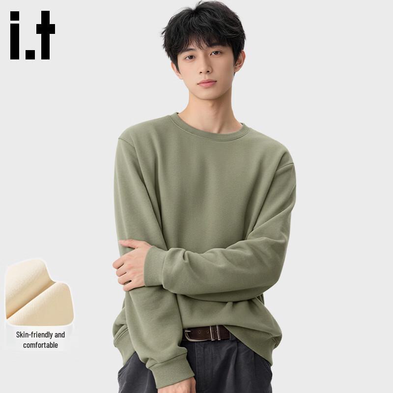 Fingercroxx Men's Casual Terry Crewneck Sweatshirt