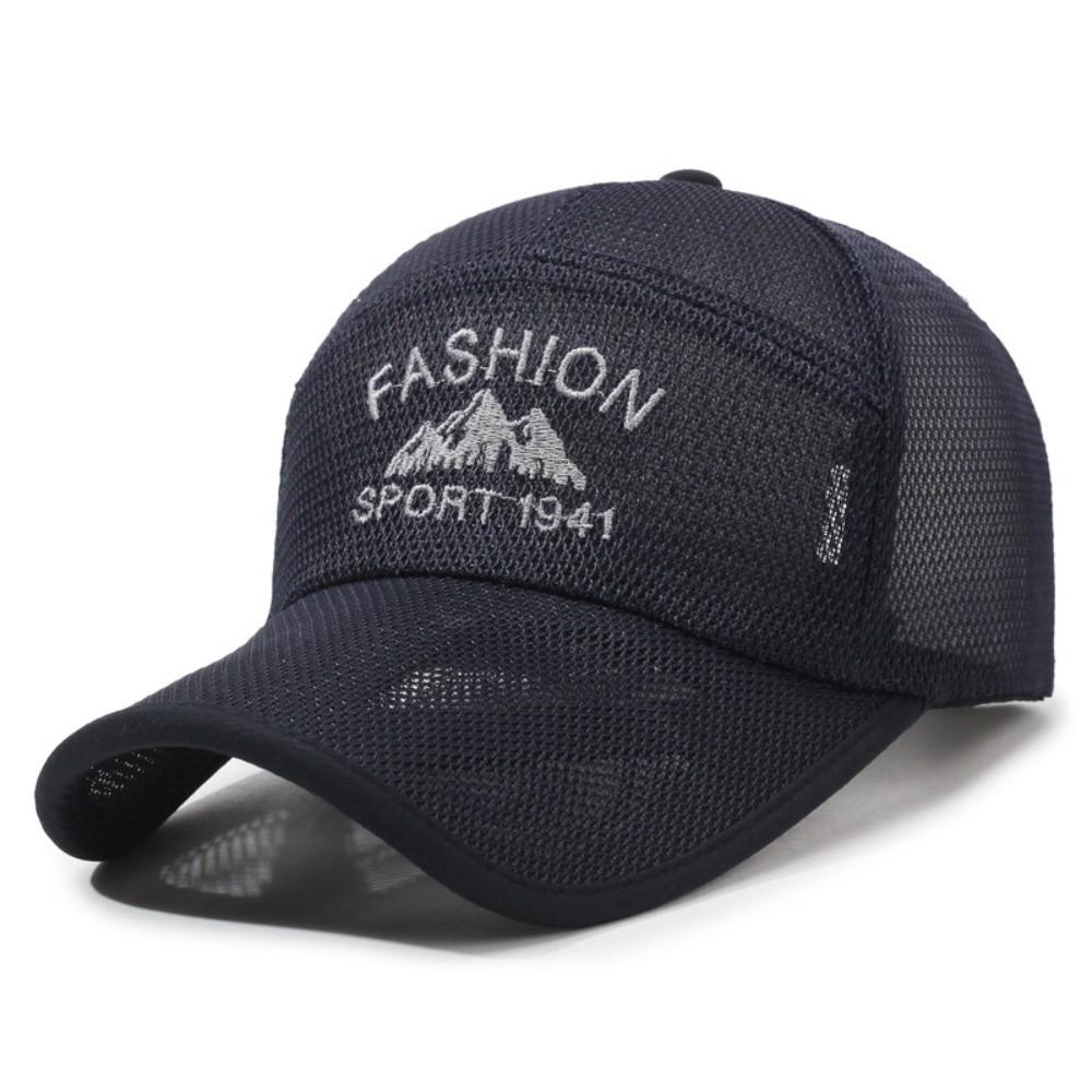 Mountain Embroidery Summer Baseball Cap Adjustable Outdoor Sports Hats For Man Women Unisex
