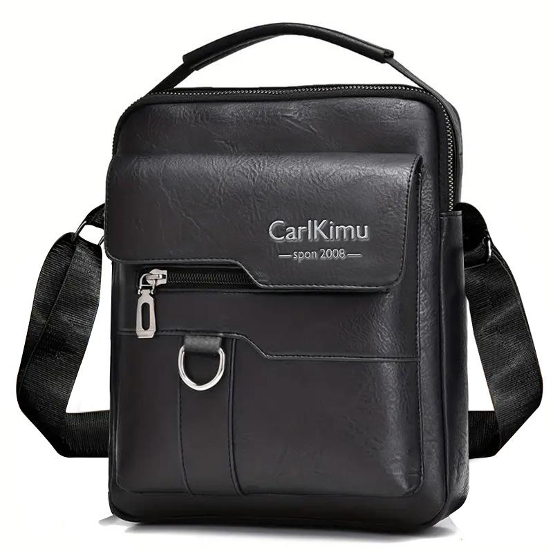 Single Shoulder Bag for Men, High-end and Large Capacity Men's Bag, Business Document Crossbody Bag, Men's Trendy Backpack Handbag