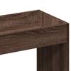 Highboard In Brown Oak Look 92 X 33 X 140 Cm Engineered Wood