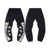 Mens Oversized Hooded Sweatshirt With Spiderweb Foam Print Cotton Fleece-Lined