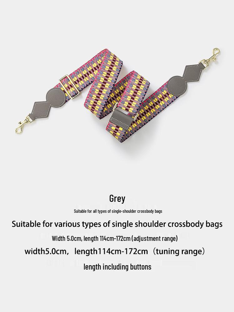 Adjustable Length Wide Shoulder Strap for European & American Style Crossbody Bags