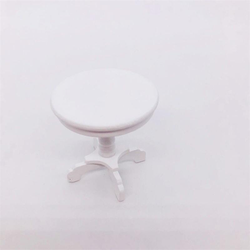 1:12 Miniature Dollhouse Furniture Photography Prop - Round Table Ornament