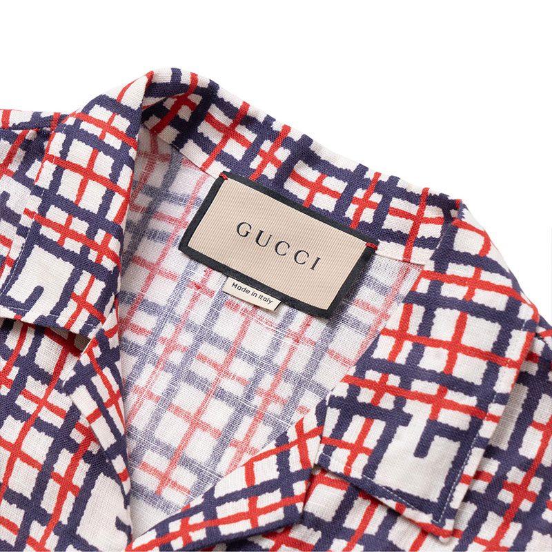 Gucci Shirts Men's Multicolor Cuban Collar Moderate Other 742706-ZAN3K-6359