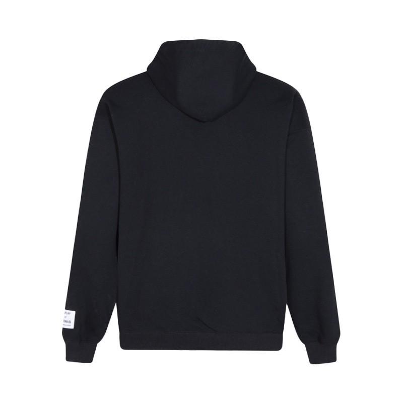 High Street Hoodie Reverse Letter Print Sweatshirt Loose Fit Young Men