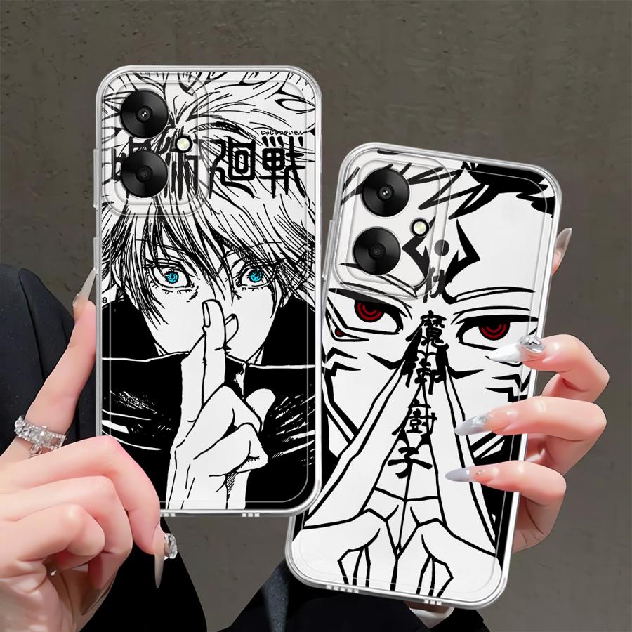 Phone Case for Xiaomi Mi 11 Lite 11T Pro Soft Phone Cover Japanese Anime G-gojo