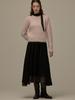 BEMUSE MANSION Sheer Long Dress - Beige