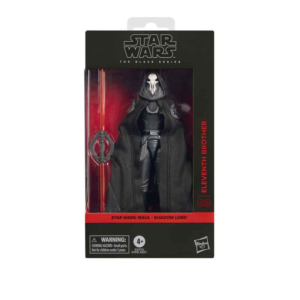 Hasbro STAR WARS Black Series Eleventh Star Lord Premium Collection 15cm Action Figure G2570 Brother, Wars Maul/Shadow (Authentic)