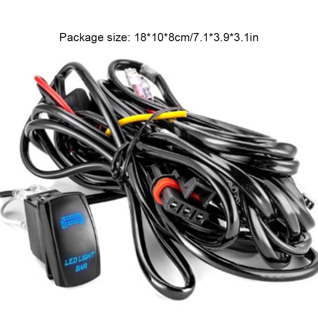 

Black Premium Wiring Harness Relay Switch Kit For Jeeps Motorcycles And Boats High Efficiency Power Relays 5-pin 3-meter cable чёрный