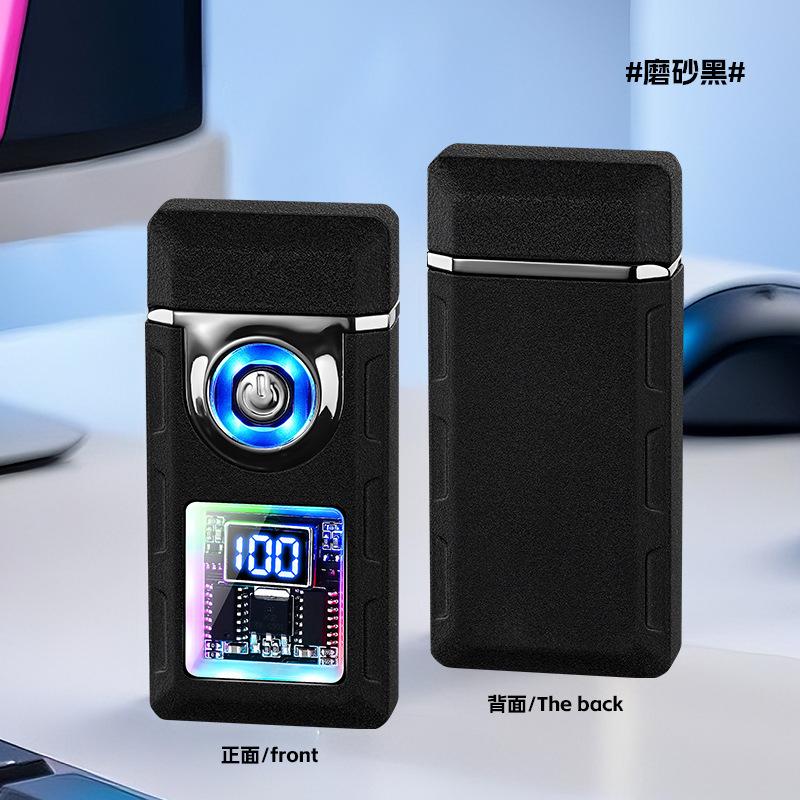 2025 New Fashionable Strong Light Lamp Arc Windproof Lighter Portable Charging Men's High Quality Cigarette Lighter Gift