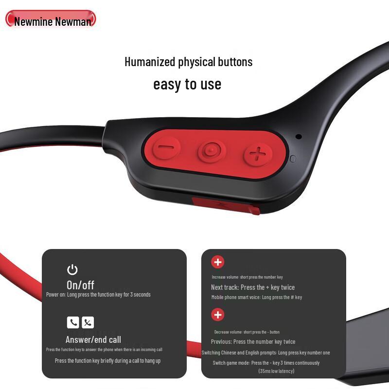 Newmine H67 Bone Conduction Wireless Sport Headphones