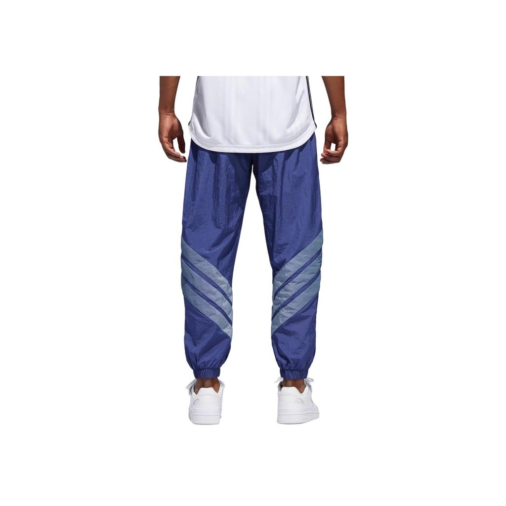 adidas Originals Logo Comfortable Soft Casual Pants Men Bottoms Indigo White CE4814