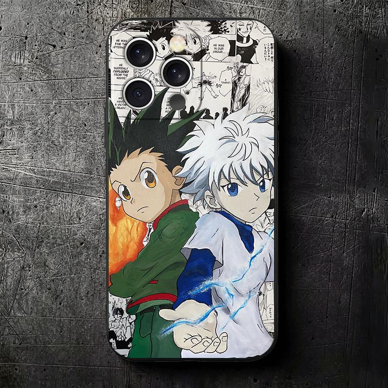 Hunter X-Hunters Anime Soft Phone Case for iPhone 16 16E 17 Air 15 Pro Max 14 Plus 13 Mini 11 12 7 Black Cover Back Shell
