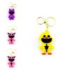 Smilingcritters Bobi Game Time 3 Cute Animal Keychain Big Mouth Monster Pendant Purple