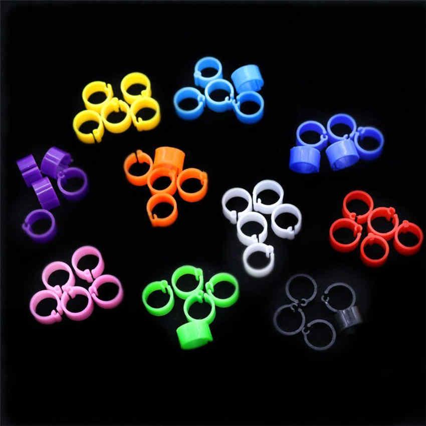 100 Pcs Inner Diameter 10 MM Bird Pigeon Foot Ring Duck Chicken Foot Rings Clip Parrot Pigeon Poultry Leg Band