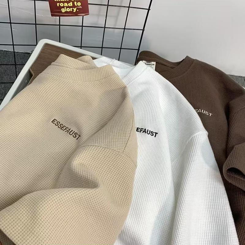 Men Women Y2K Round Collar Shirts T-Shirts Unisex Short Sleeve Tops Blouse Summer Fashion Clothes Streetwear Sweatshirts for Men