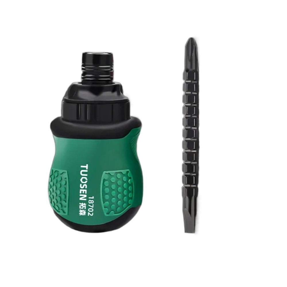 Short Handle Phillips Screwdrivers Cross Groove Shaped Screwdriver Ratchet Screwdriver  Hand Tool
