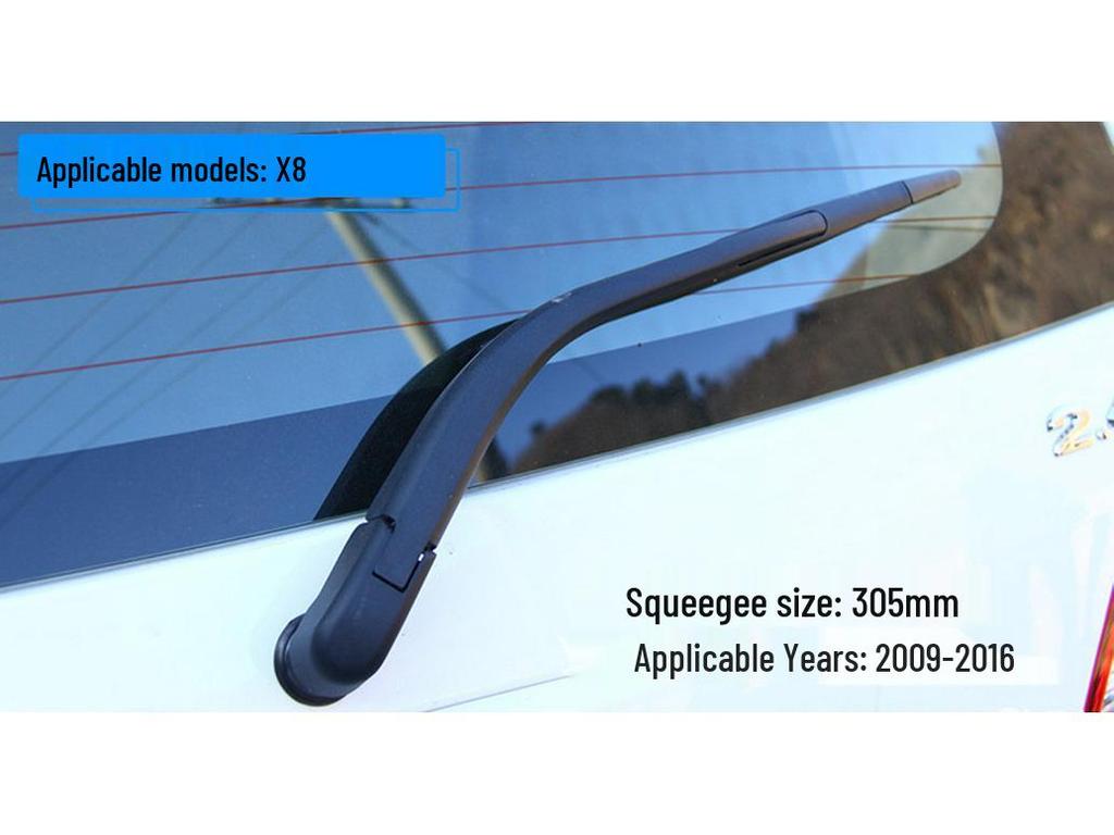 Landwind X Series Rear Window Wiper Blade & Bone-Free Wiper Arm Assembly