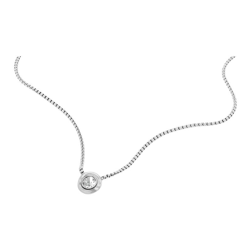 Calvin Klein Fashion Series, Simple and Elegant , Same Style for Men and Women, Couple Model 23158924 35000769-Crystal Necklace F