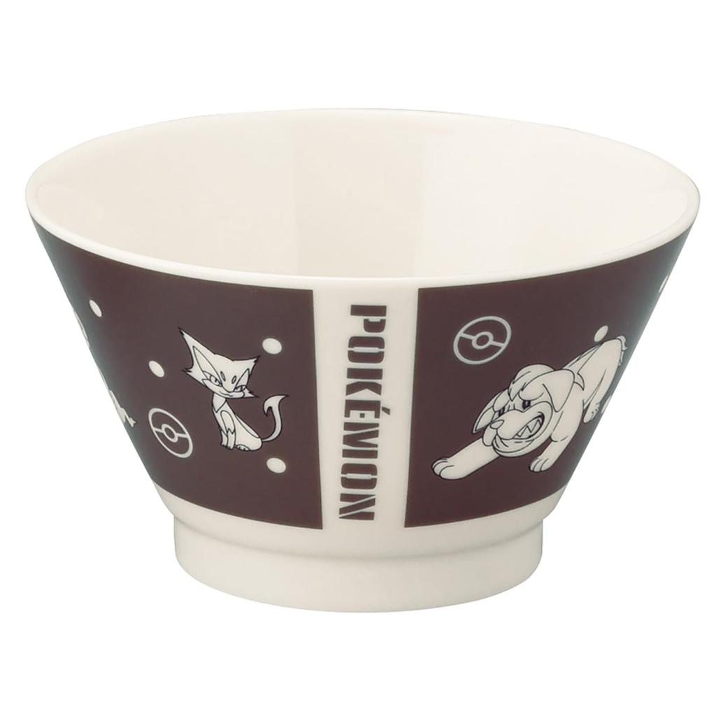Yamaka Shoten Rice 12 X Pokemon Type Series "Pokemon" Bowl, Approx. 7cm, 360ml, Dark, Merchandise, Tableware, 3, Black, PM273-351