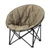 Iris Ohyama Outdoor Chair Moon Chair Compact Khaki Camping Equipment Chair Storage Shrink Type Easy Assembly Outdoor Hammock Gift Present