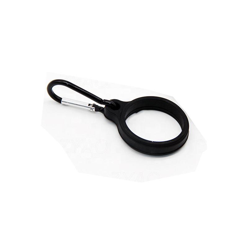 Kettle Hanging Buckle Carabiner Silicone Sports Water Bottle Holder Outdoor Camp Camping Portable Outdoor Elements