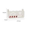 1Pcs Mini Mushroom Hook Router Shelf, Cartoon Wireless Tv Set-Top Box Storage Rack, Wall-Mounted, No-Drill Storage Box.