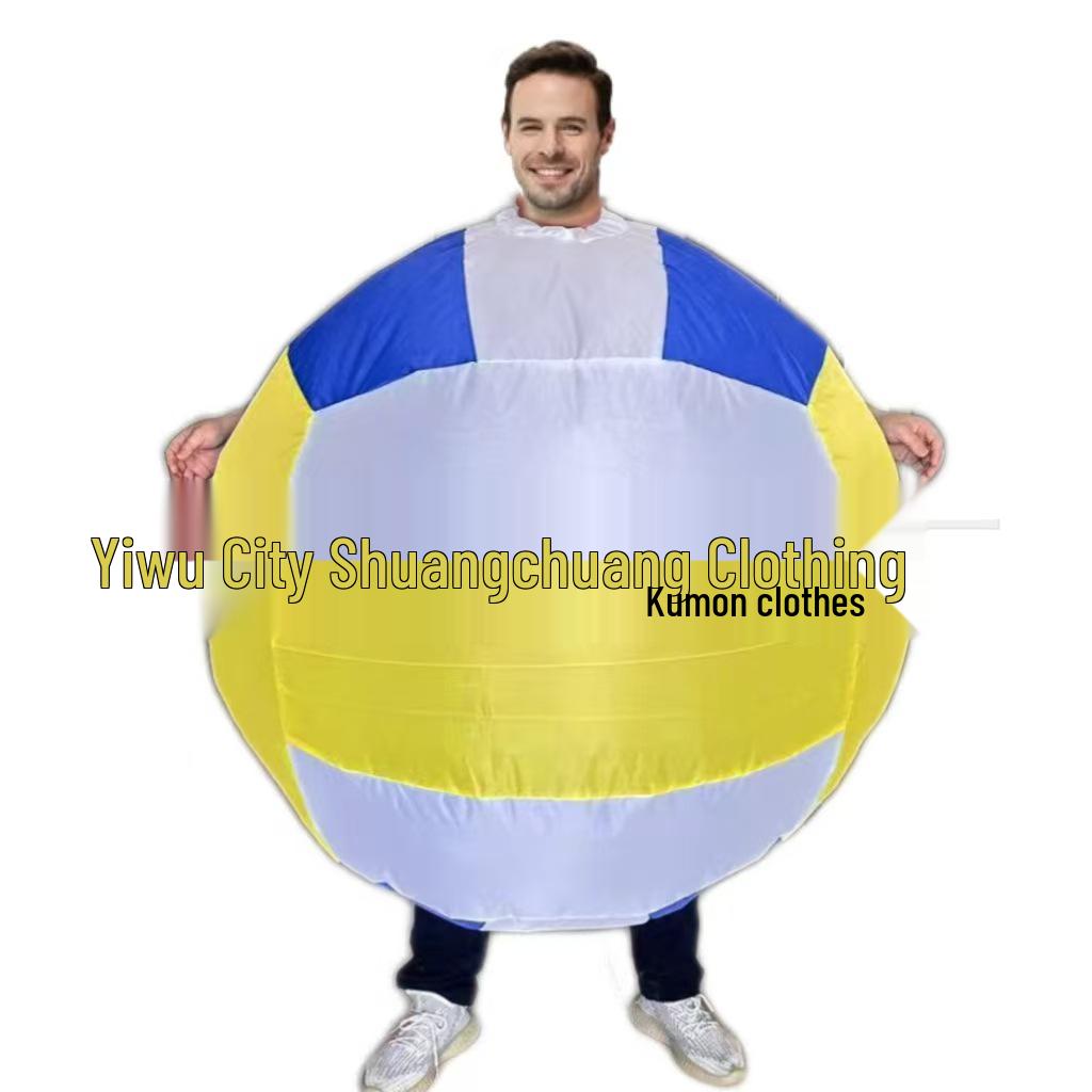 World Cup Inflatable Football Costume and Cheering Props for Sports Cosplay