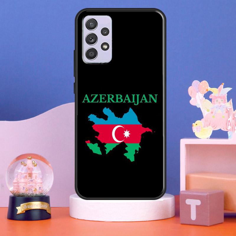 Azerbaijan Flag Case For Samsung Galaxy A56 A16 A26 A36 A55 A35 A15 A54 A34 A14 A52 A32 A12 A13 A33 A53 A17