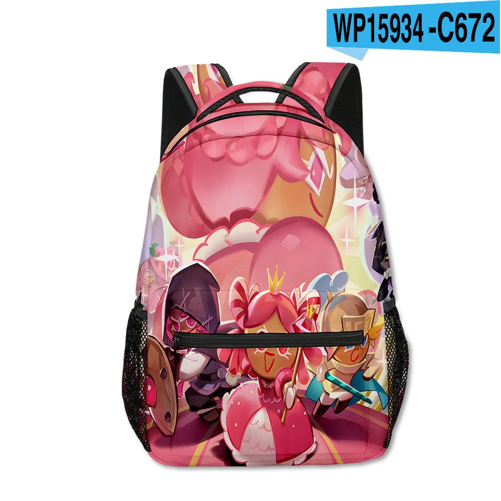 Luxury Popular Funny Shadow Milk Plush Student Bookbag Notebook Backpacks 3D Print Oxford Waterproof Boys/Girls Travel Backpacks