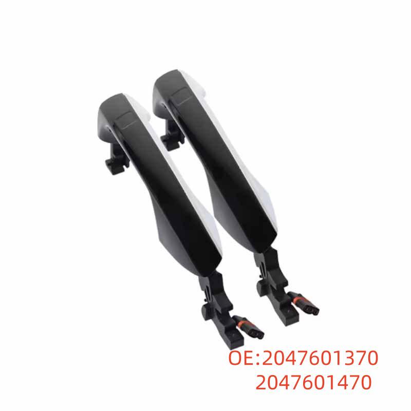 Door Handle for Mercedes W204 Front/Rear LR - Black/White (Part Numbers: 2047601370, 2047601470)