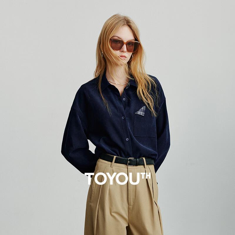 Chuyu Women s Plaid Brushed Shirt Jacket L