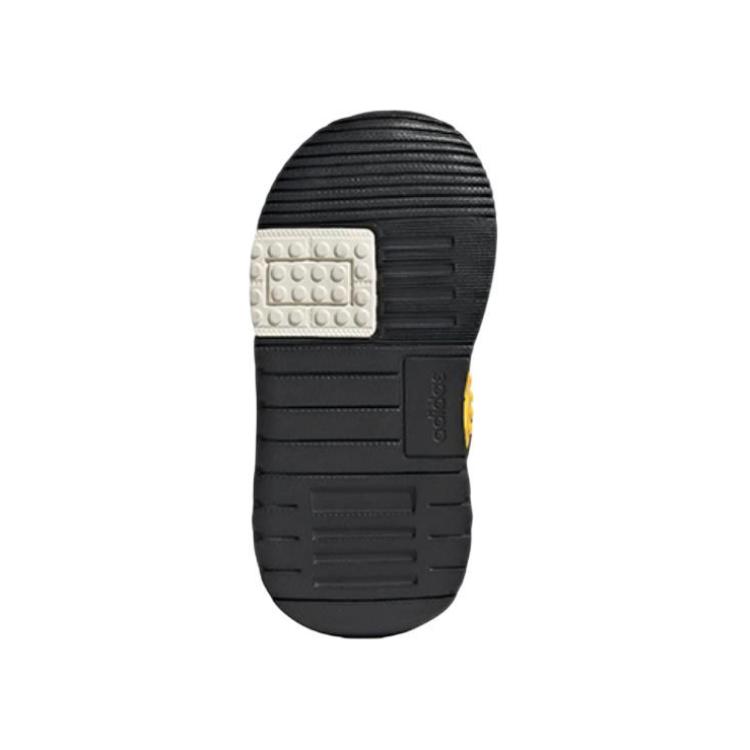 Scarpe da Bambino LEGO x Adidas Racer Tr El Tessuto Comode Punta Tonda Resistenti all'Abrasione Basse Nero Giallo GX3219