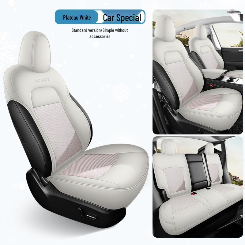 Tesla Model Y Dedicated Semi-Wrap Seat Cushion, All-Season Universal Cover, Car Interior Accessory
