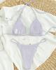 2025 Summer Women's Sexy Multicolor Halter Lace-Up Bikini Swimsuit