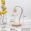 Luxury Glass Aroma Wax Melt Lamp - Fragrance Candle Light for Bedroom, Bedside Table, or Desk. Ideal Decorative Gift.