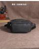 Real Leather Men's Bag, Multifunctional Men's Chest Bag, Cowhide Shoulder Crossbody Phone Bag, Crazy Horse Leather Waist Bag