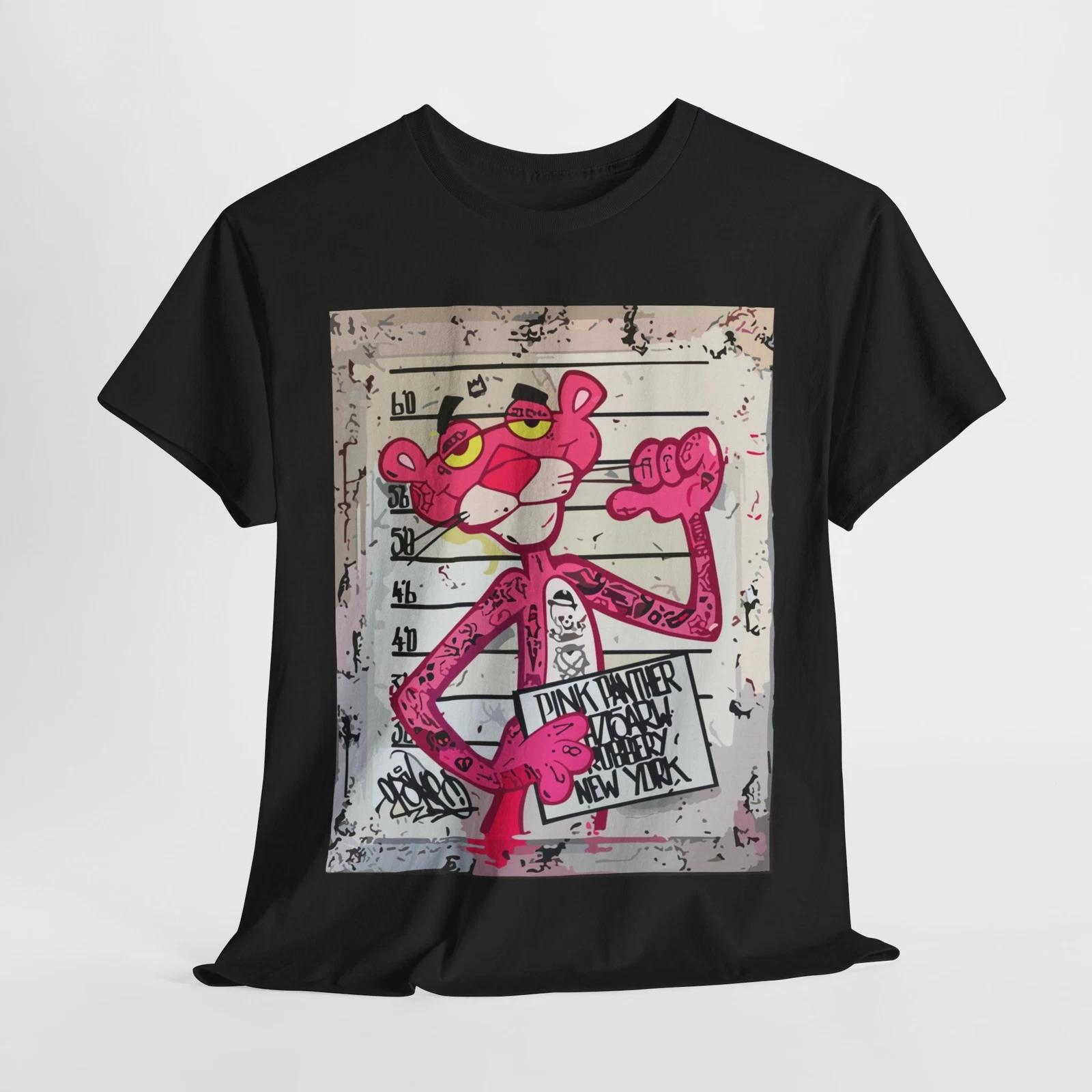 PINK PANTHER FUN GRAPHIC T SHIRT Unisex Heavy Cotton Tee 2XL