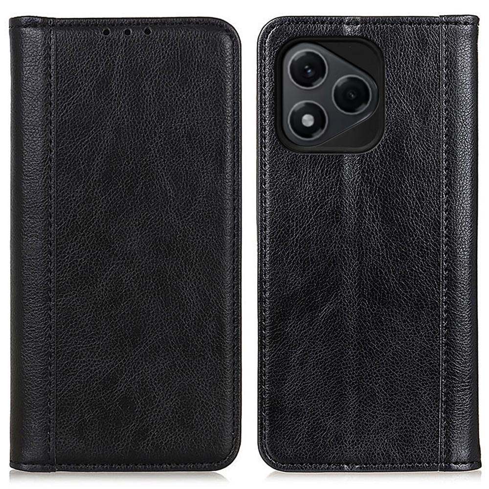 For Honor 400 Lite Stand Case Split Leather Litchi Texture Wallet Phone Cover