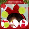 Christmas Headband Photo Props Hair Hoop for Party Supplies Stage Performance